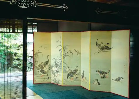 ELECSHADE Oriental folding partition screens (byoubu)