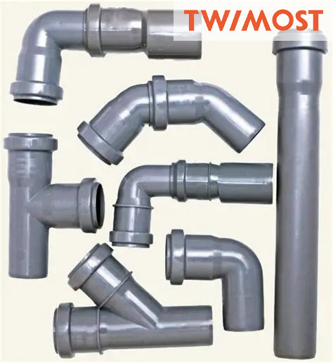 TWIMOST Pipes being parts of sanitary facilities