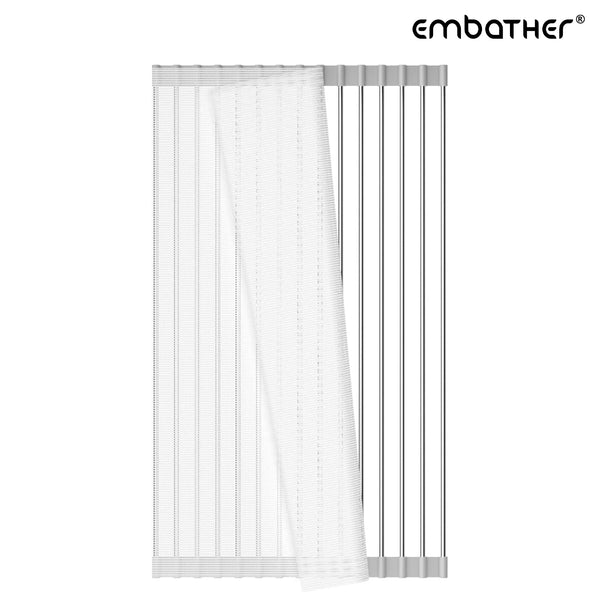 EMBATHER 20.8'' x 18.1'' Roll Up Dish Drying Rack Over The Sink, Dish –  Embather NO.1
